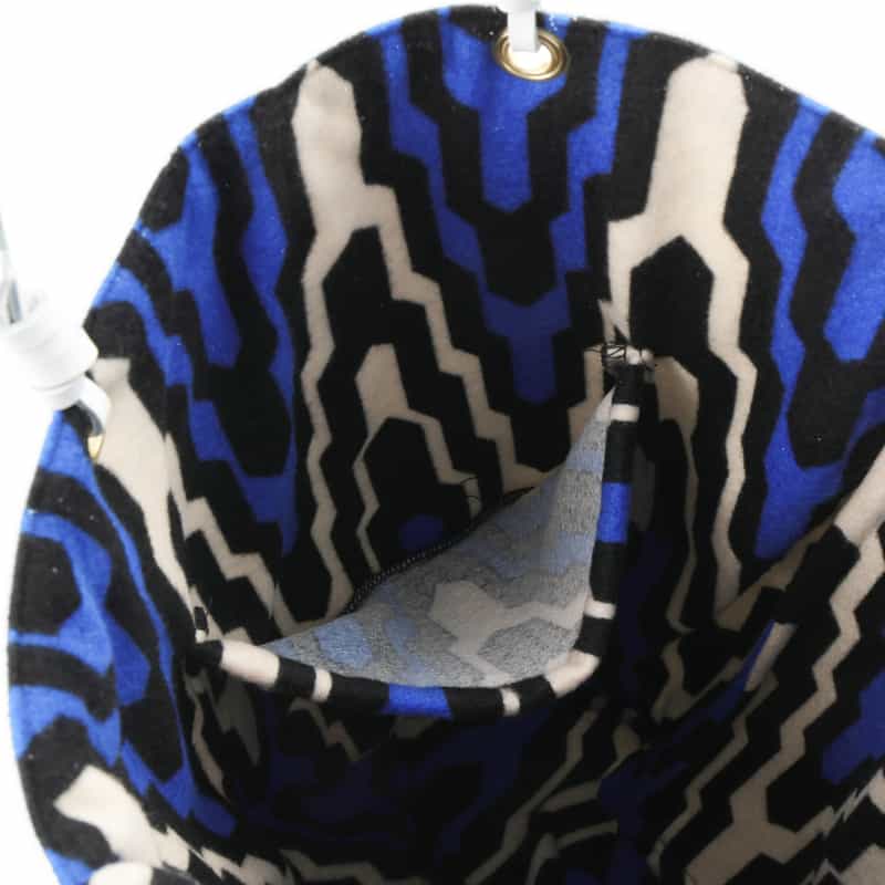 MANIPURI MANIPURI ＜マニプリ＞ リバーシブル トートバッグ（L） LT BLUE