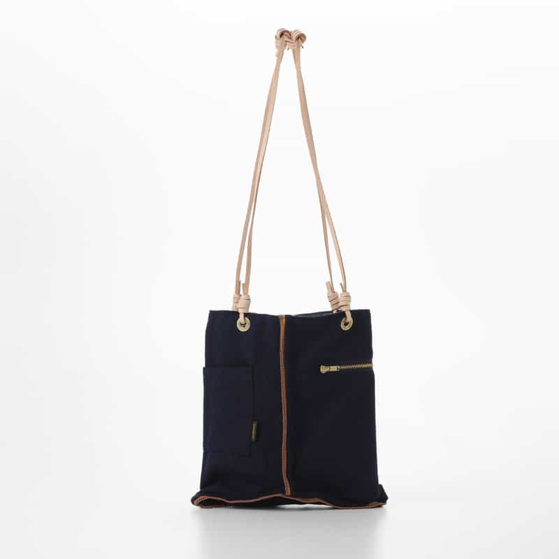 MANIPURI MANIPURI ＜マニプリ＞ リバーシブル トートバッグ（S） NAVY