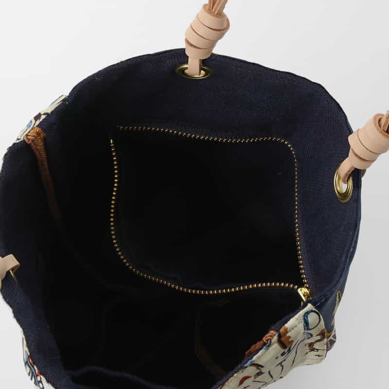 MANIPURI MANIPURI ＜マニプリ＞ リバーシブル トートバッグ（S） NAVY
