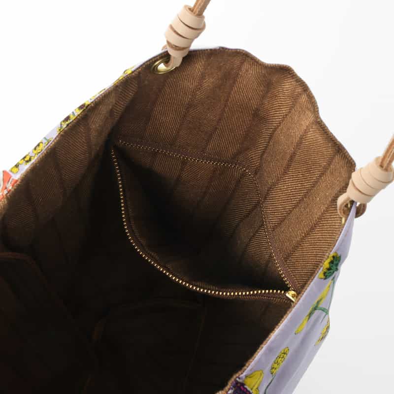 MANIPURI MANIPURI ＜マニプリ＞ リバーシブル トートバッグ（L） LT PURPLE