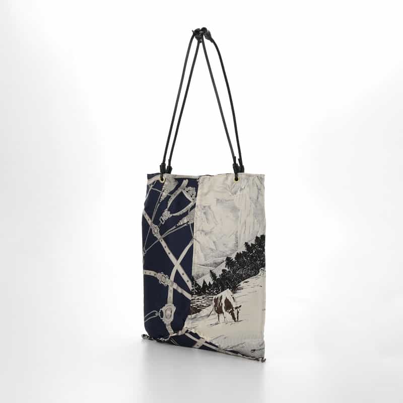 MANIPURI MANIPURI ＜マニプリ＞ リバーシブル トートバッグ（L） NAVY
