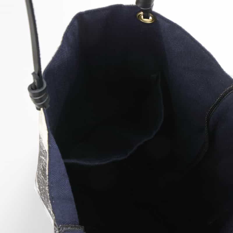 MANIPURI MANIPURI ＜マニプリ＞ リバーシブル トートバッグ（L） NAVY