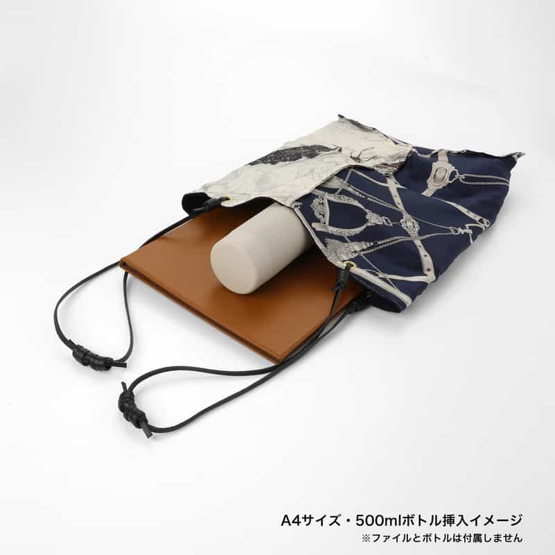 MANIPURI MANIPURI ＜マニプリ＞ リバーシブル トートバッグ（L） NAVY