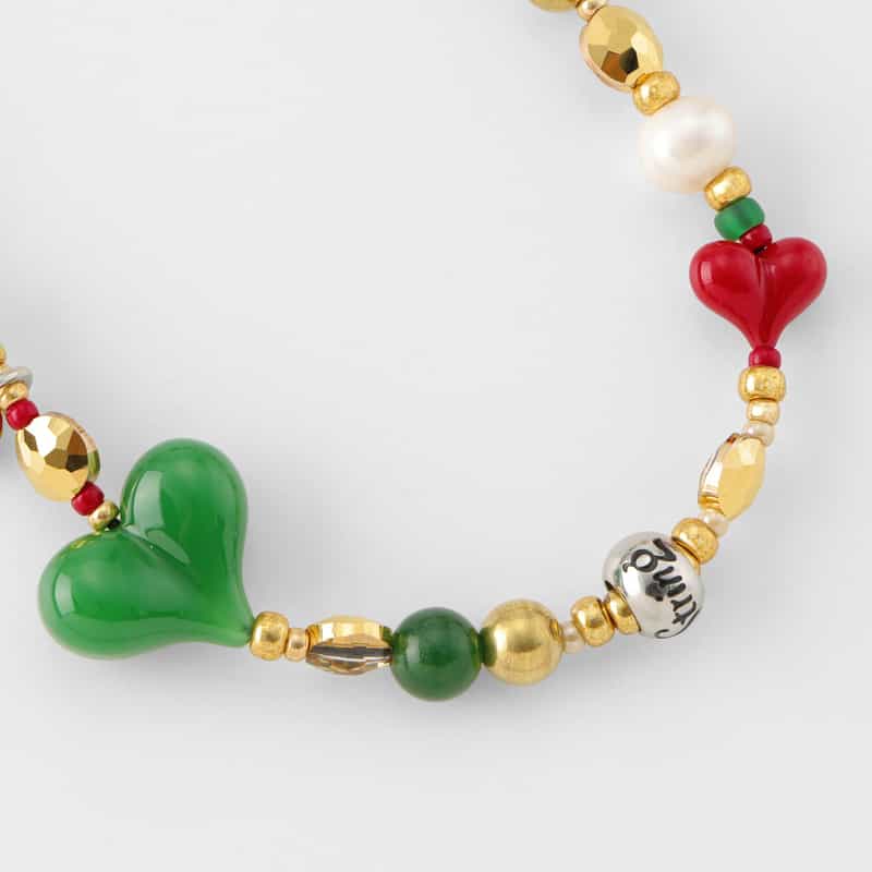 STRING TING STRING TING ＜ストリング ティング＞ リストレット フォンストラップ “Fortune Finds You“ MULTI COLOR