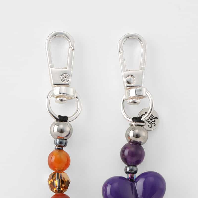 STRING TING STRING TING ＜ストリング ティング＞ リストレット スマホチェーン “Heart-To-Heart“ MULTI COLOR