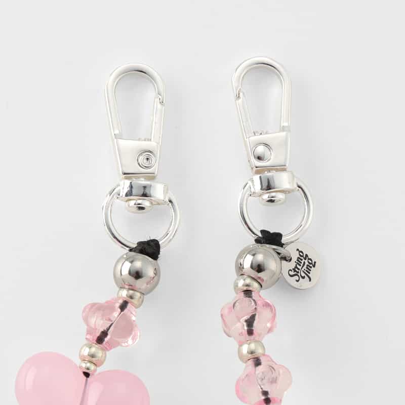 STRING TING STRING TING ＜ストリング ティング＞ リストレット スマホチェーン “Kawaii In The Sky“ WHITE