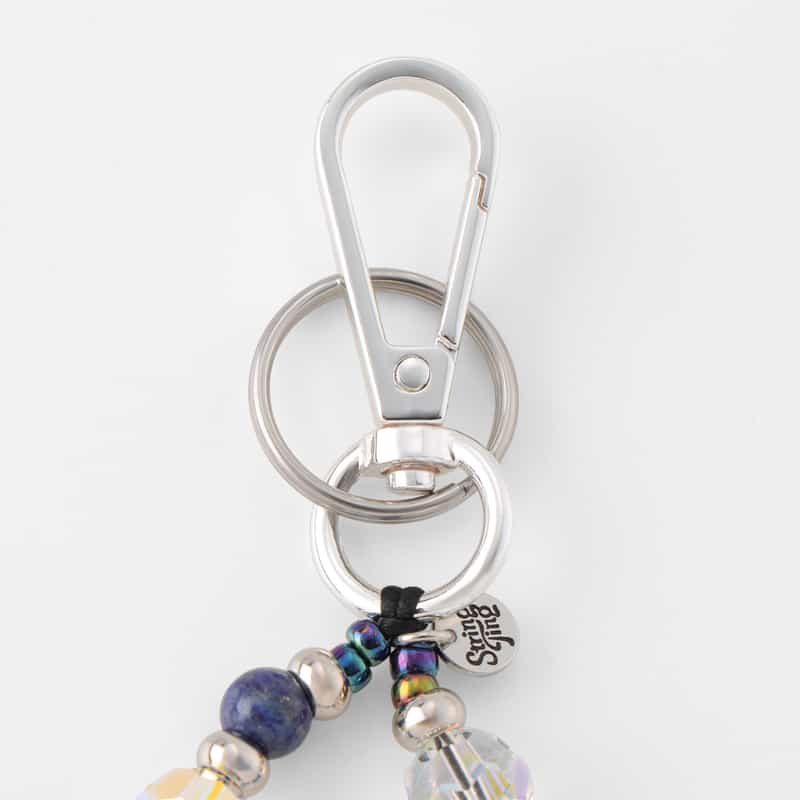 STRING TING STRING TING ＜ストリング ティング＞ キーチェーン “Night Swim“ MULTI COLOR
