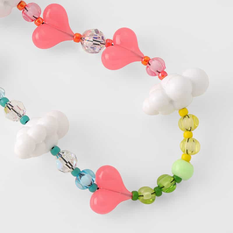 STRING TING STRING TING ＜ストリング ティング＞ リストレット フォンストラップ “Rainbow Kawaii“ MULTI COLOR