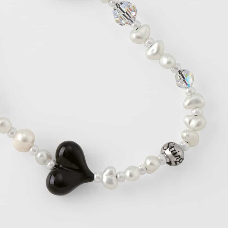 STRING TING STRING TING ＜ストリング ティング＞ リストレット フォンストラップ “Tokyo Venus Midnight“ BLACK