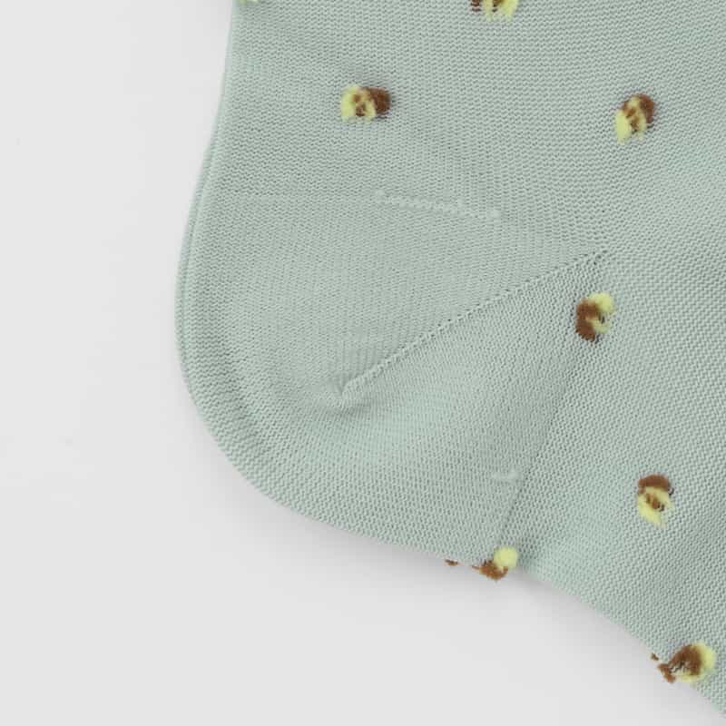 DEUX PLUS UNDEMI DEUX PLUS UNDEMI ＜ドゥプリュスアンドゥミ＞ ドット装飾ソックス LIGHT BLUE