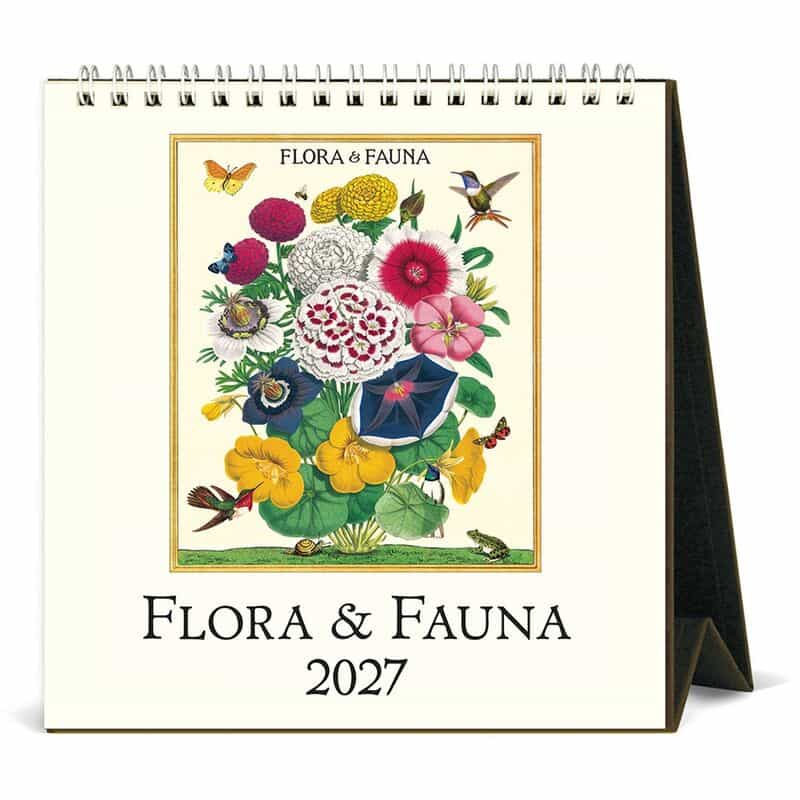 CAVALLINI CAVALLINI ＜カヴァリーニ＞ 2027年デスクカレンダー “FLORA & FAUNA“ NONE