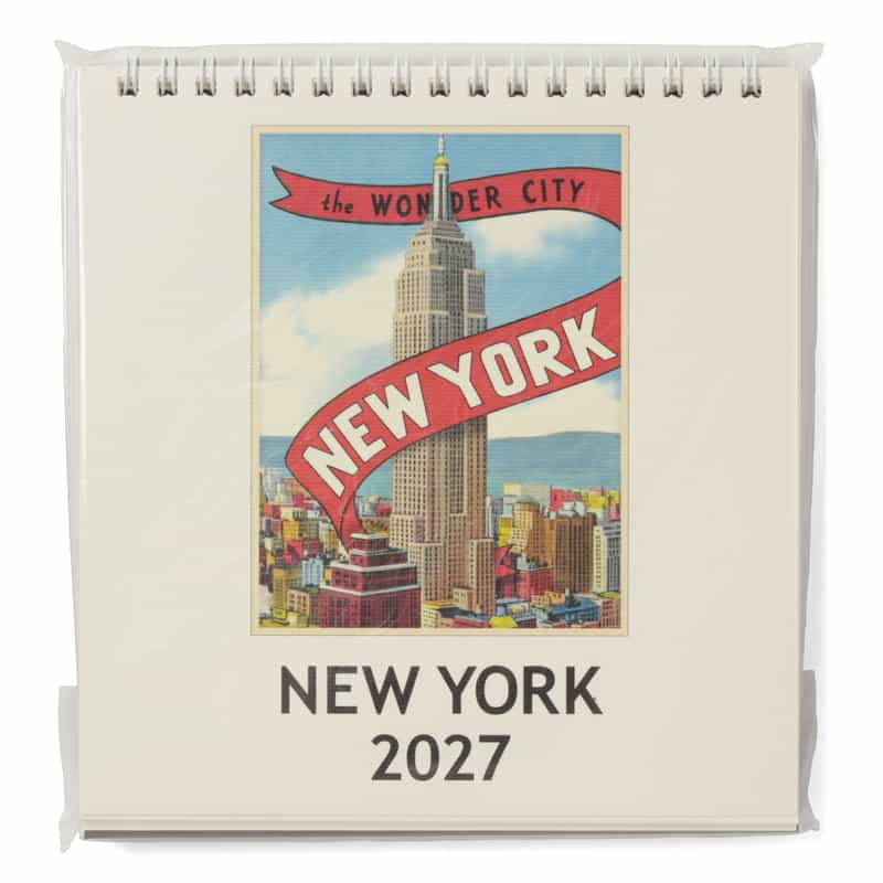 CAVALLINI ＜カヴァリーニ＞ 2027年デスクカレンダー “NEW YORK“