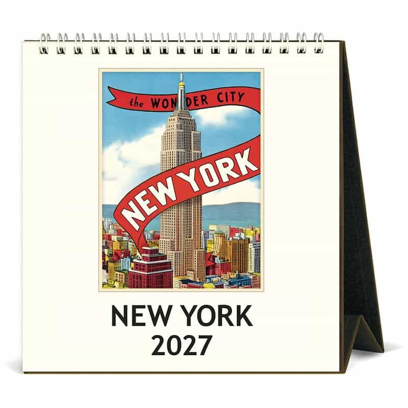 CAVALLINI CAVALLINI ＜カヴァリーニ＞ 2027年デスクカレンダー “NEW YORK“ NONE