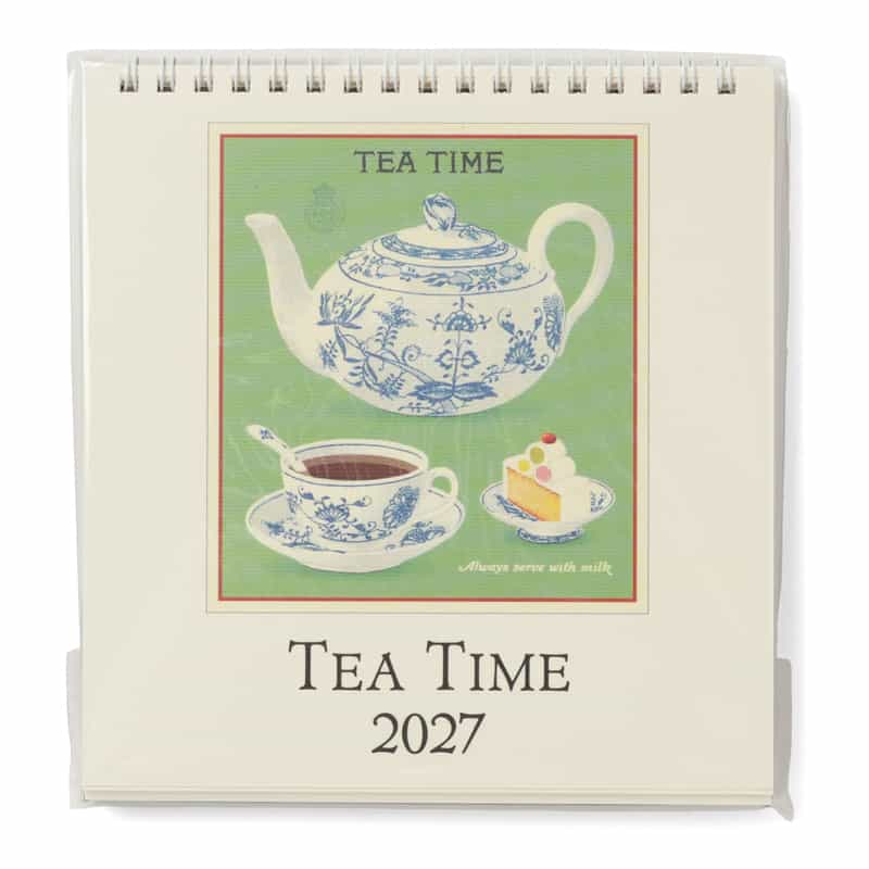 CAVALLINI ＜カヴァリーニ＞ 2027年デスクカレンダー “TEA TIME“