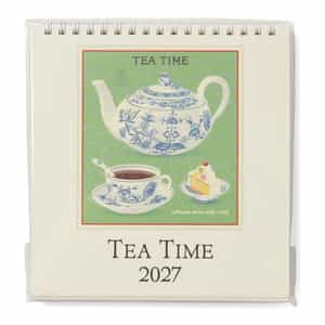 CAVALLINI ＜カヴァリーニ＞ 2027年デスクカレンダー “TEA TIME“