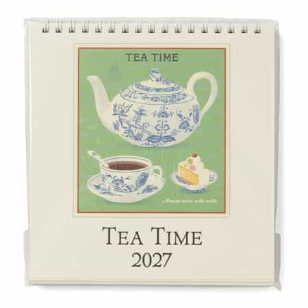 CAVALLINI ＜カヴァリーニ＞ 2027年デスクカレンダー “TEA TIME“