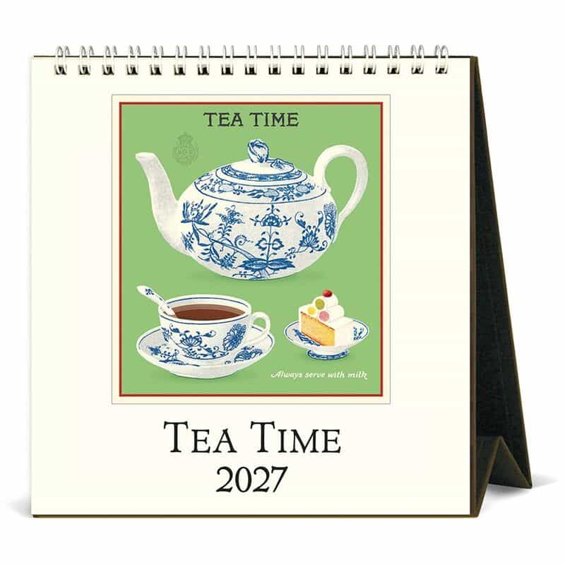 CAVALLINI CAVALLINI ＜カヴァリーニ＞ 2027年デスクカレンダー “TEA TIME“ NONE