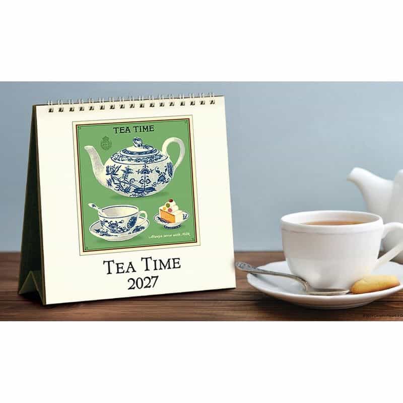 CAVALLINI CAVALLINI ＜カヴァリーニ＞ 2027年デスクカレンダー “TEA TIME“ NONE