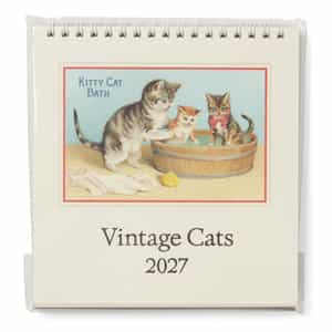 CAVALLINI ＜カヴァリーニ＞ 2027年デスクカレンダー “VIntage Cats“