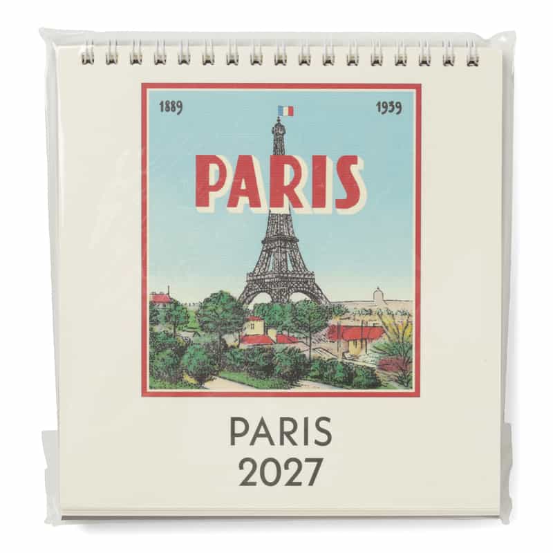 CAVALLINI CAVALLINI ＜カヴァリーニ＞ 2027年デスクカレンダー “PARIS“ NONE