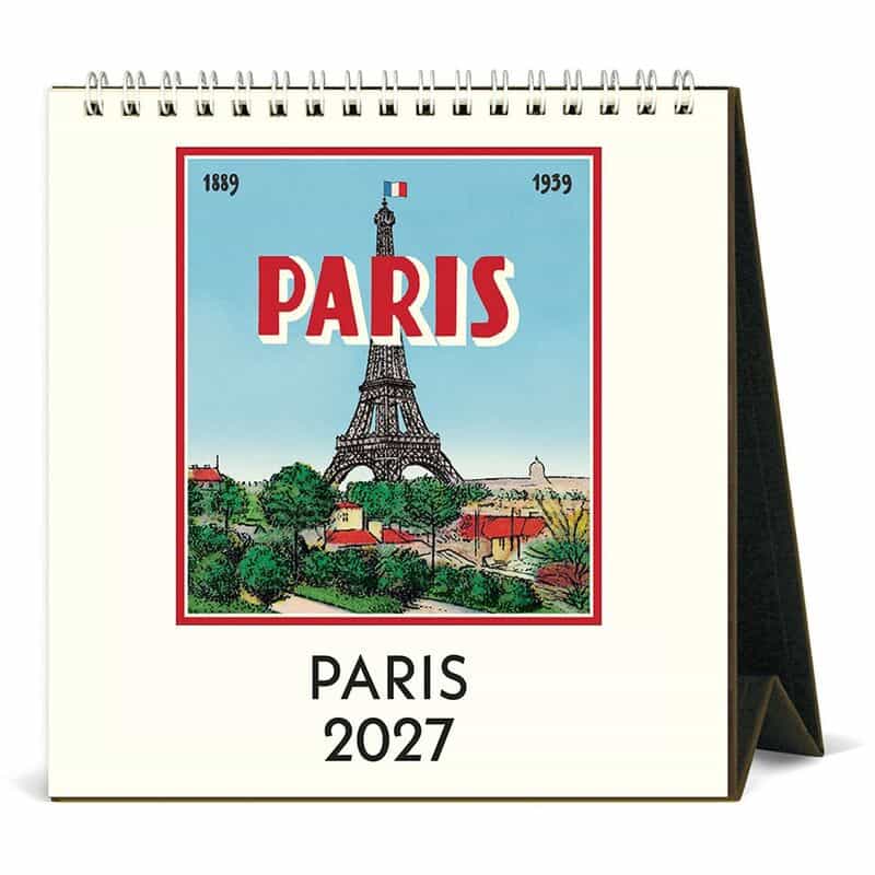 CAVALLINI CAVALLINI ＜カヴァリーニ＞ 2027年デスクカレンダー “PARIS“ NONE