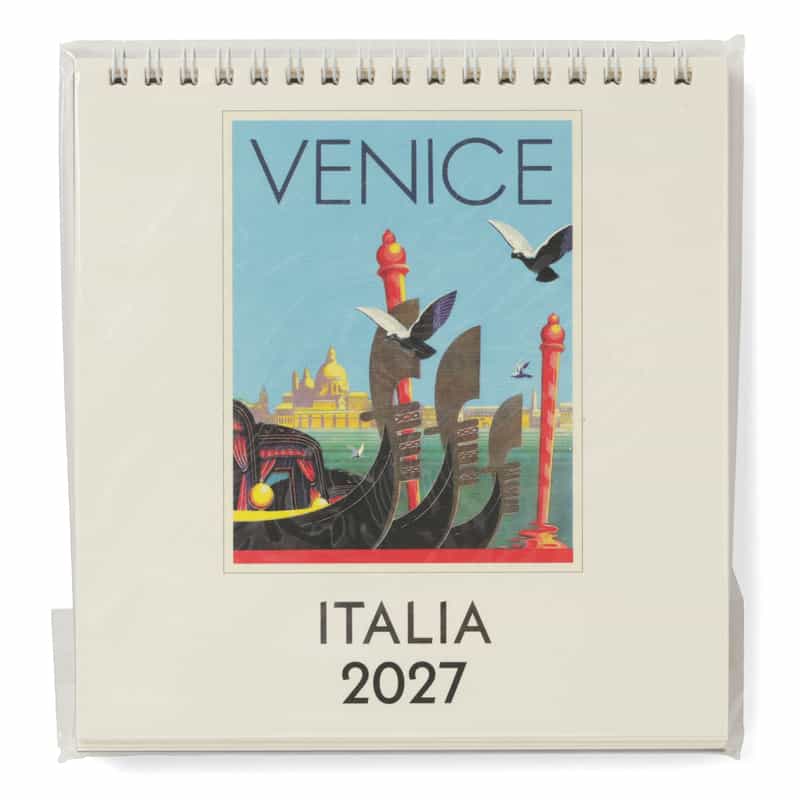 CAVALLINI CAVALLINI ＜カヴァリーニ＞ 2027年デスクカレンダー “ITALIA“ NONE