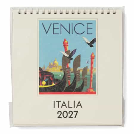 CAVALLINI ＜カヴァリーニ＞ 2027年デスクカレンダー “ITALIA“