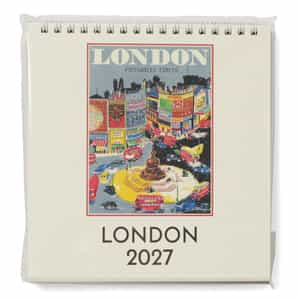 CAVALLINI ＜カヴァリーニ＞ 2027年デスクカレンダー “LONDON“