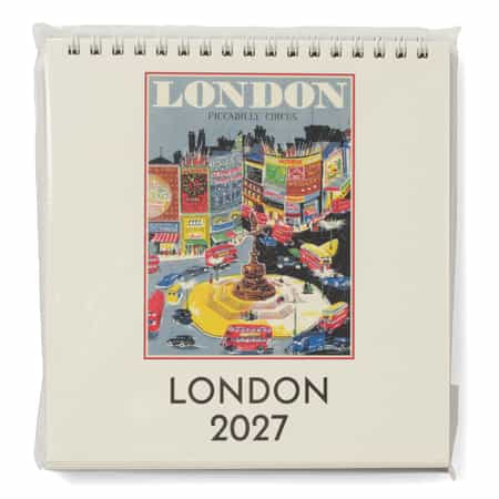 CAVALLINI ＜カヴァリーニ＞ 2027年デスクカレンダー “LONDON“