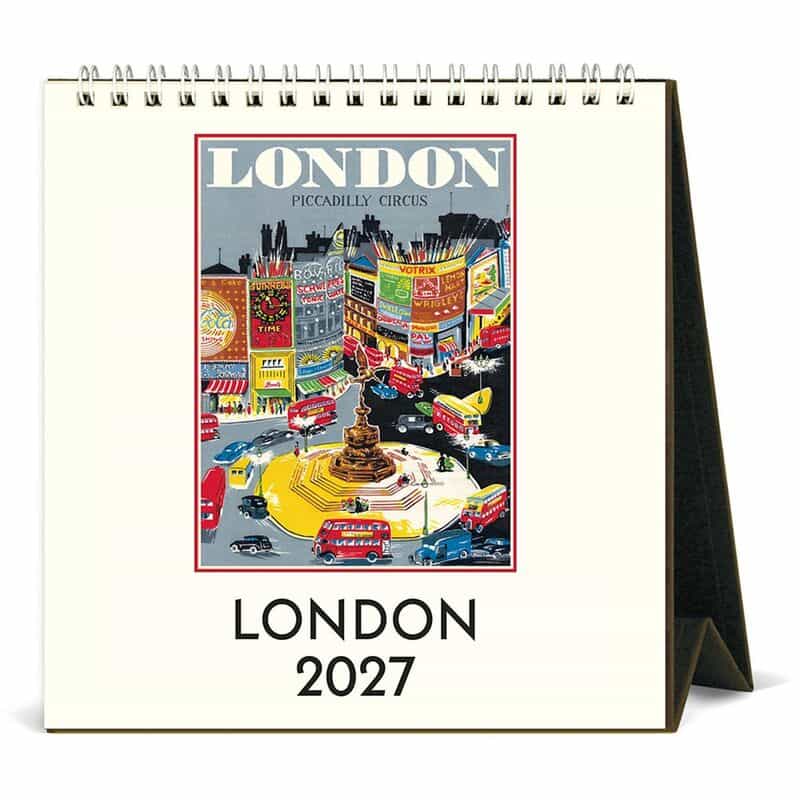 CAVALLINI CAVALLINI ＜カヴァリーニ＞ 2027年デスクカレンダー “LONDON“ NONE