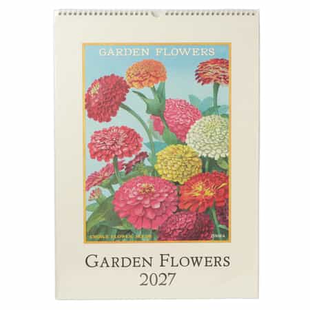 CAVALLINI ＜カヴァリーニ＞ 2027年壁掛けカレンダー “GARDEN FLOWERS“