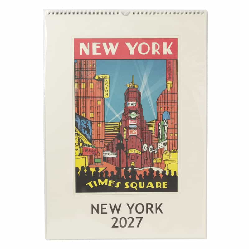CAVALLINI CAVALLINI ＜カヴァリーニ＞ 2027年壁掛けカレンダー “NEW YORK“ NONE