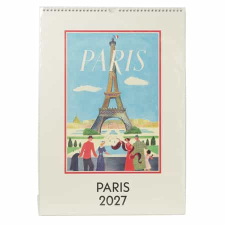 CAVALLINI ＜カヴァリーニ＞ 2027年壁掛けカレンダー “PARIS“