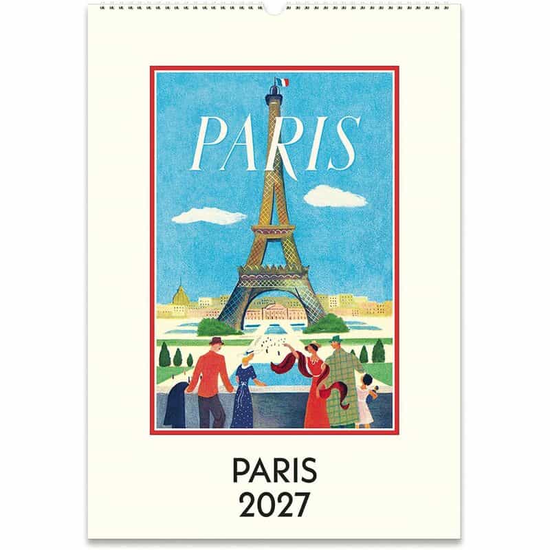 CAVALLINI CAVALLINI ＜カヴァリーニ＞ 2027年壁掛けカレンダー “PARIS“ NONE