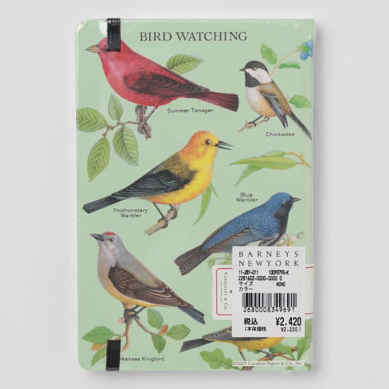 CAVALLINI CAVALLINI ＜カヴァリーニ＞ 2027年手帳 （WEEKLY）“BIRD WATCHING“ NONE