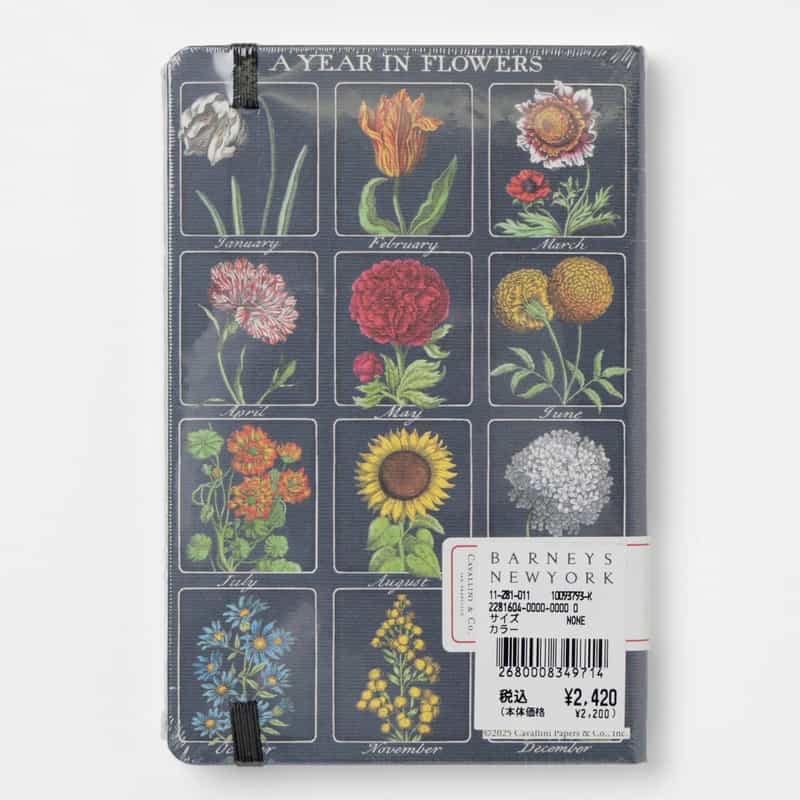 CAVALLINI CAVALLINI ＜カヴァリーニ＞ 2027年手帳 （WEEKLY）“A YEAR IN FLOWERS“ NONE