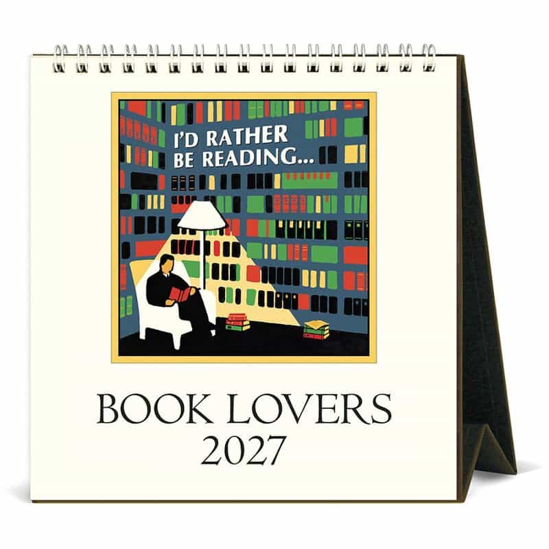 CAVALLINI CAVALLINI ＜カヴァリーニ＞ 2027年デスクカレンダー “BOOK LOVERS“ NONE