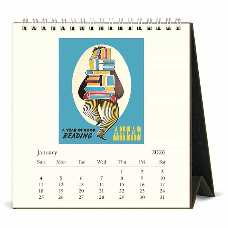 CAVALLINI CAVALLINI ＜カヴァリーニ＞ 2027年デスクカレンダー “BOOK LOVERS“ NONE
