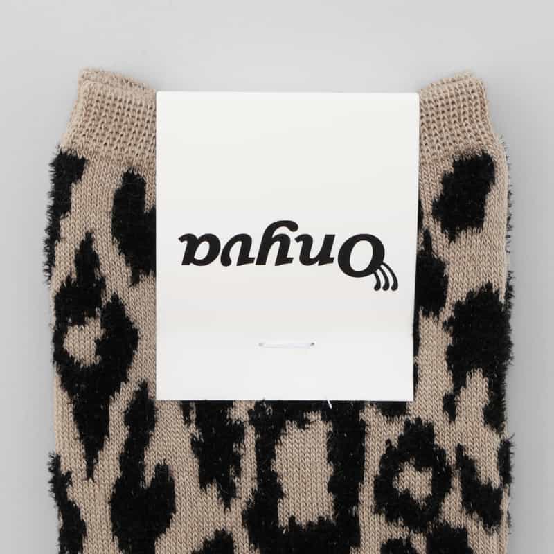 ONYVA ONYVA ＜オニヴァ＞ レオパード柄ソックス BEIGE