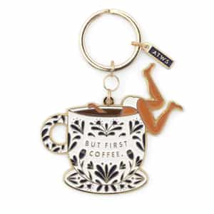 ALL THE WAYS TO SAY ＜オールザウェイトゥセイ＞ キーチェーン “BUT FIRST COFFE "