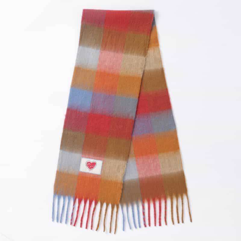 VERB TO DO VERB TO DO ＜バーブ トゥ ドゥ＞ チェック柄スカーフ MULTICOLOR
