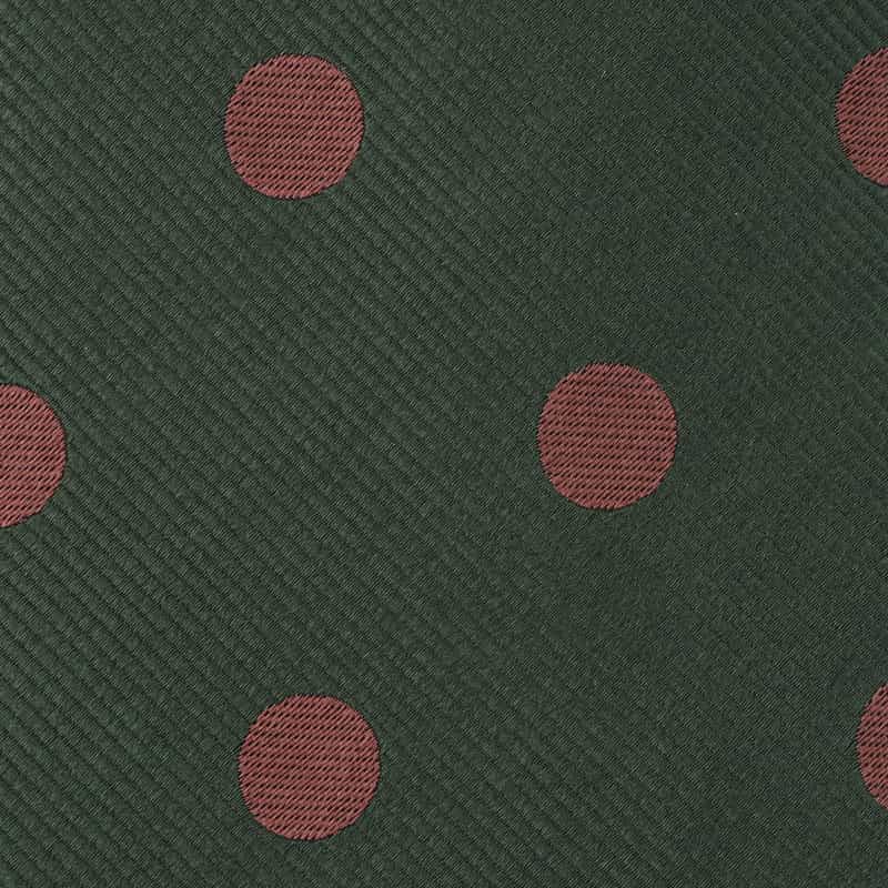 BARNEYS NEW YORK ドット柄タイ GREEN