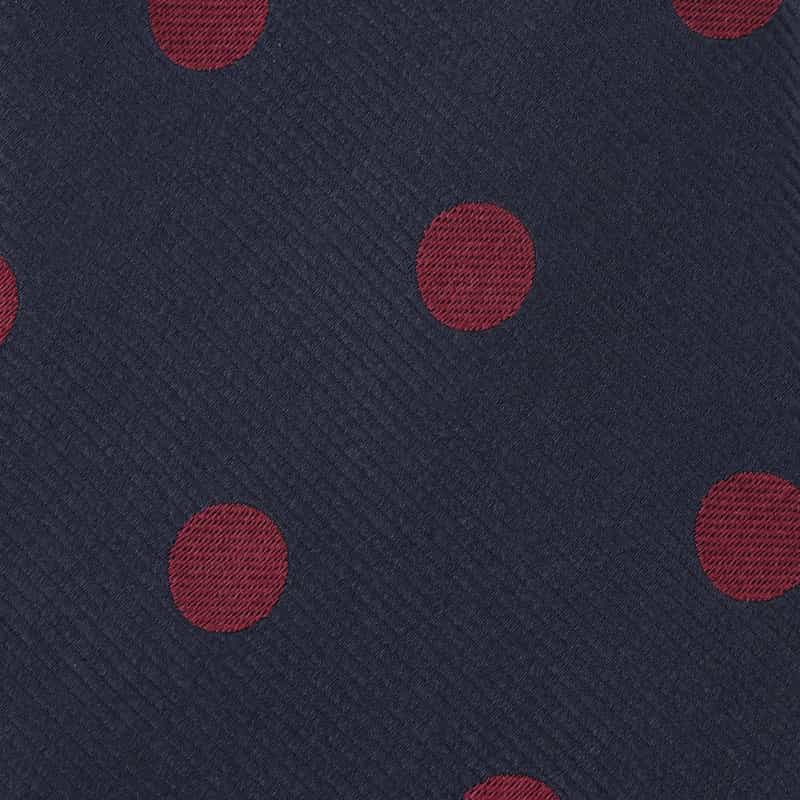 BARNEYS NEW YORK ドット柄タイ NAVY