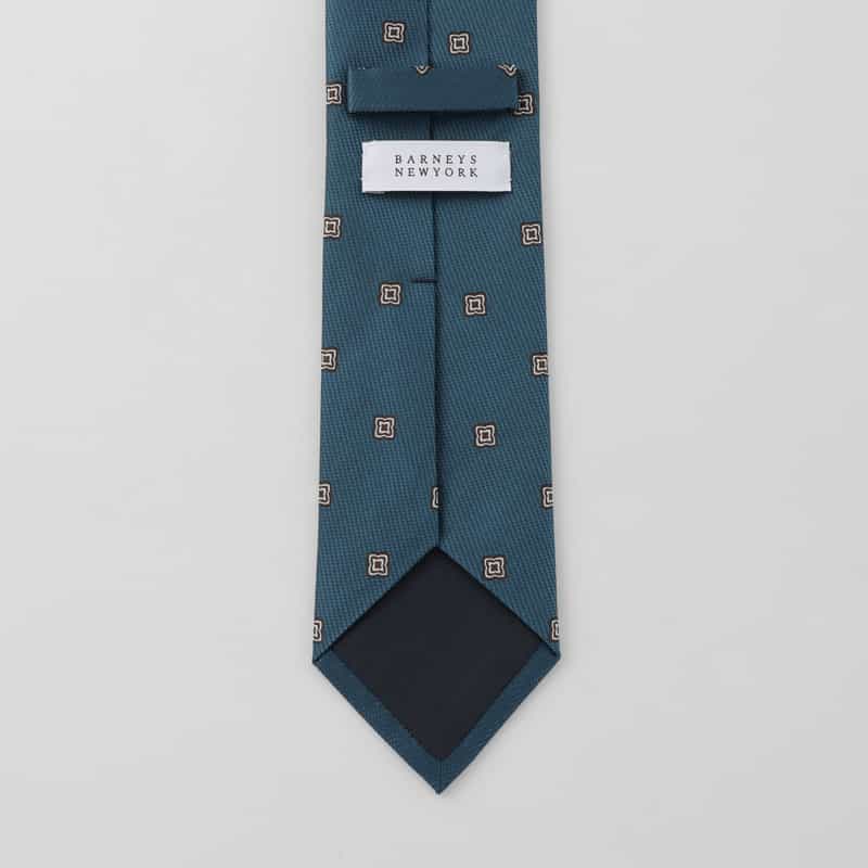 BARNEYS NEW YORK 小紋柄タイ BLUE