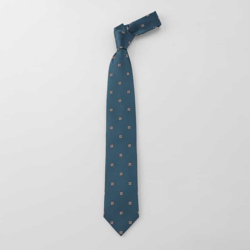 BARNEYS NEW YORK 小紋柄タイ BLUE