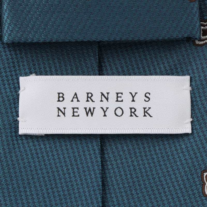 BARNEYS NEW YORK 小紋柄タイ BLUE