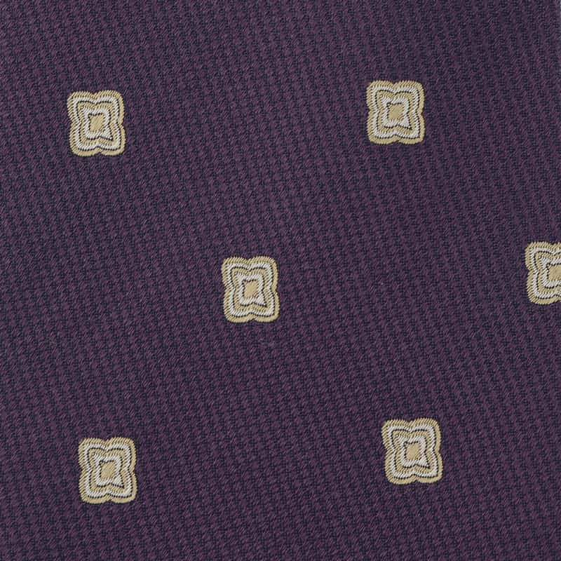 BARNEYS NEW YORK 小紋柄タイ PURPLE
