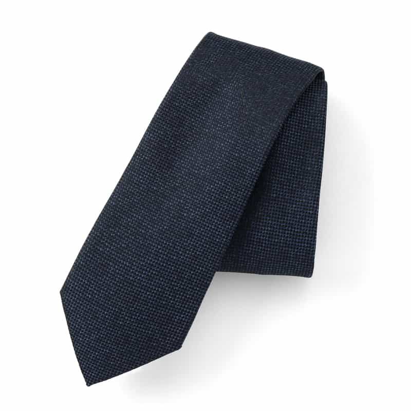 BARNEYS NEW YORK ソリッドタイ NAVY