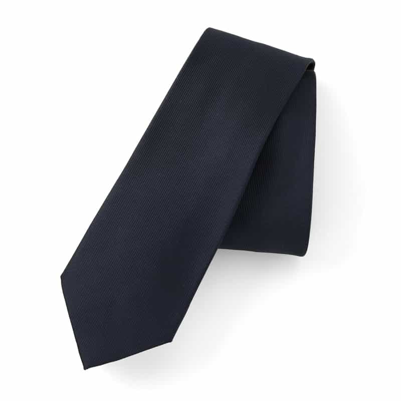 BARNEYS NEW YORK ソリッドタイ NAVY