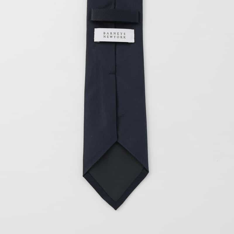 BARNEYS NEW YORK ソリッドタイ NAVY